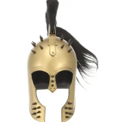 vidaXL Soldatenhelm Grieks replica LARP staal messingkleurig
