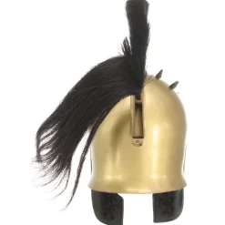 vidaXL Soldatenhelm Grieks replica LARP staal messingkleurig