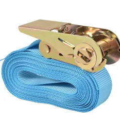 vidaXL Spanbanden 0,8 ton 6mx25mm blauw 4 st
