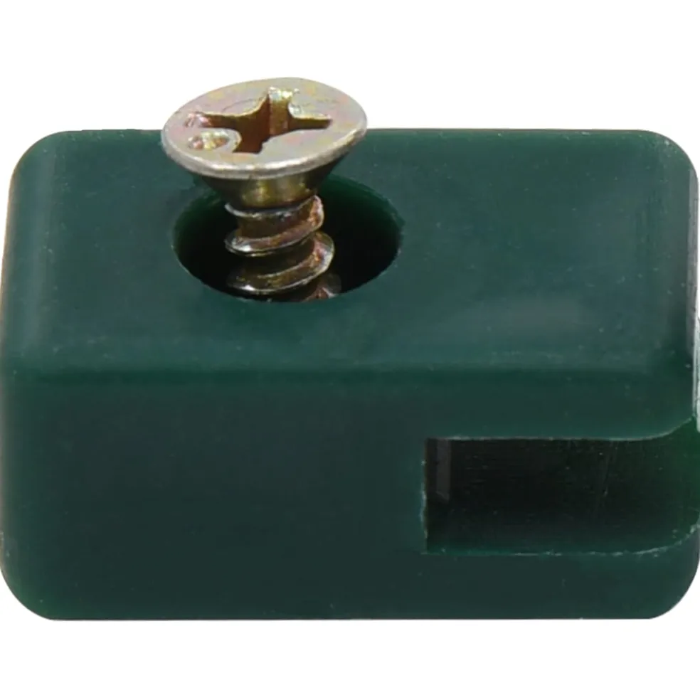 vidaXL Spandraadhouder met schroef 100 sets groen