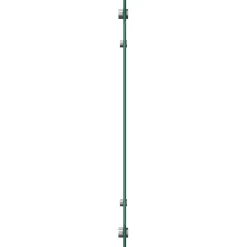 vidaXL Spatscherm keuken 70x40 cm gehard glas zwart