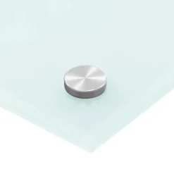 vidaXL Spatscherm keuken 70x40 cm gehard glas melkwit