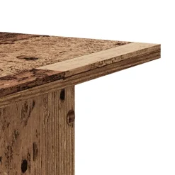 vidaXL Speakerstandaards 2 st 30x30x40 cm bewerkt hout oud houtkleurig