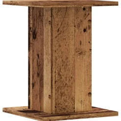 vidaXL Speakerstandaards 2 st 30x30x40 cm bewerkt hout oud houtkleurig