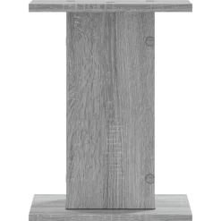 vidaXL Speakerstandaards 2 st 30x30x40 cm bewerkt hout grijs sonoma