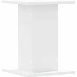 vidaXL Speakerstandaards 2 st 30x30x40 cm bewerkt hout wit