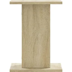 vidaXL Speakerstandaards 2 st 30x30x40 cm bewerkt hout sonoma eiken