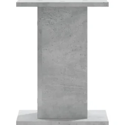 vidaXL Speakerstandaards 2 st 30x30x40 cm bewerkt hout betongrijs