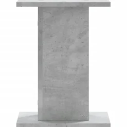 vidaXL Speakerstandaards 2 st 30x30x40 cm bewerkt hout betongrijs