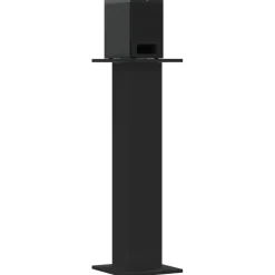 vidaXL Speakerstandaards 2 st 30x30x95 cm bewerkt hout zwart