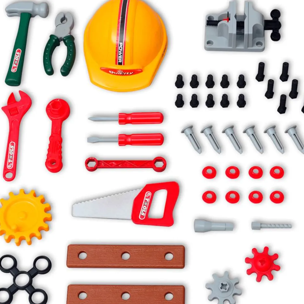 vidaXL Speelgoedwerkbank met gereedschap voor kinderen kinderkamer