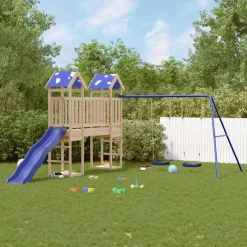 vidaXL Speelhuis massief grenenhout
