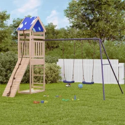 vidaXL Speelhuis massief grenenhout