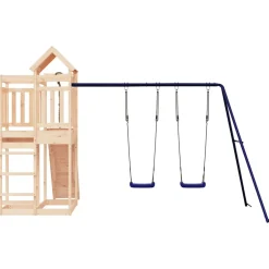 vidaXL Speelhuis massief grenenhout