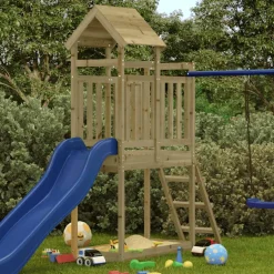 vidaXL Speelhuis 53x110x214 cm geïmpregneerd grenenhout