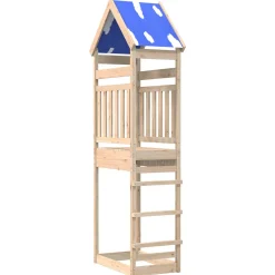 vidaXL Speeltoren Bruin 52,5 x 85 x 265 cm Massief grenenhout