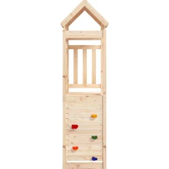 vidaXL Speeltoren Bruin 53 x 110,5 x 214 cm Massief grenenhout