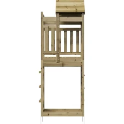 vidaXL Speeltoren Bruin 52,5 x 85 x 238 cm Massief geïmpregneerd hout