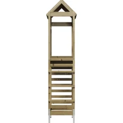vidaXL Speeltoren Bruin 52,5 x 85 x 238 cm Massief geïmpregneerd hout