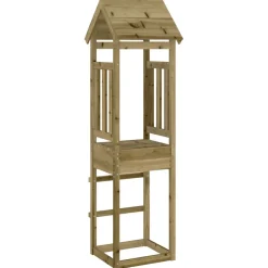 vidaXL Speeltoren 52,5x46,5x206,5 cm geïmpregneerd grenenhout