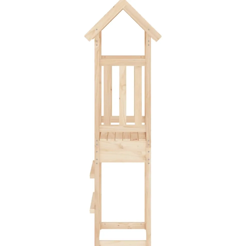 vidaXL Speeltoren 52,5x46,5x206,5 cm massief grenenhout