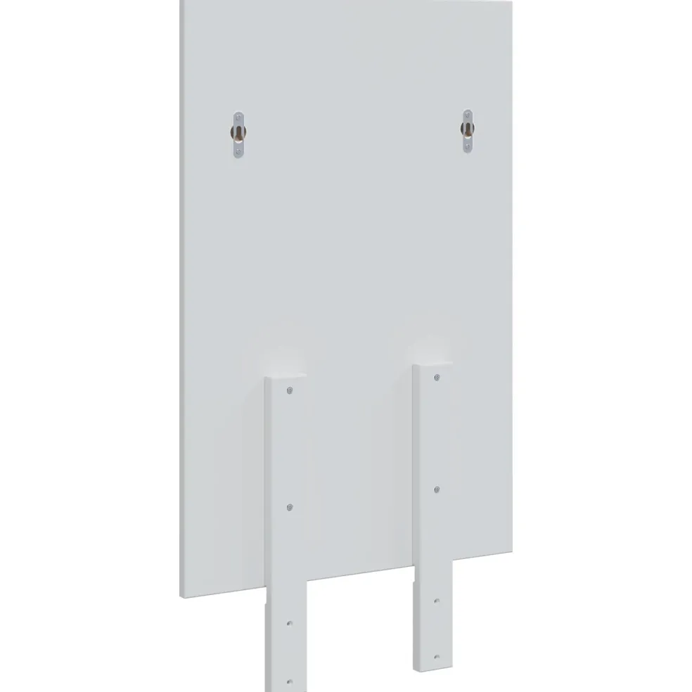 vidaxl Spiegel FAUSKE Wit 43 x 3,5 x 77 cm Rechthoekig