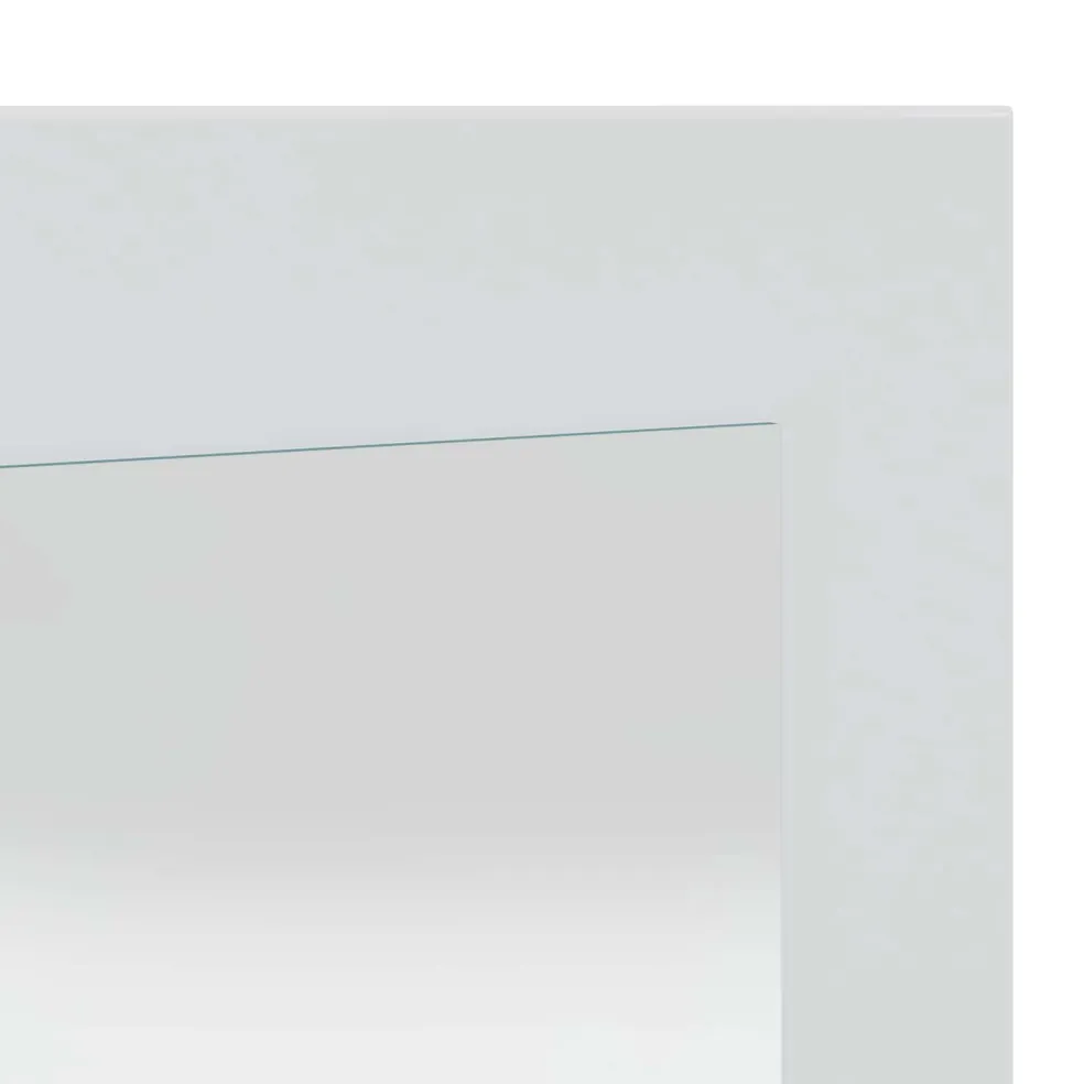 vidaxl Spiegel FAUSKE Wit 43 x 3,5 x 77 cm Rechthoekig