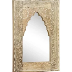 vidaXL Spiegel handgeschilderd 40x55 cm massief mangohout