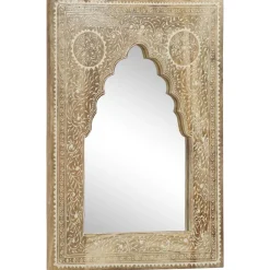 vidaXL Spiegel handgeschilderd 40x55 cm massief mangohout