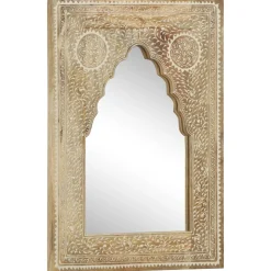 vidaXL Spiegel handgeschilderd 40x55 cm massief mangohout