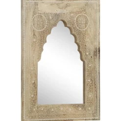 vidaXL Spiegel handgeschilderd 40x55 cm massief mangohout