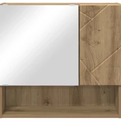 vidaXL Spiegelkast Artisan Eiken 59 x 17 x 55 cm Bewerkt hout