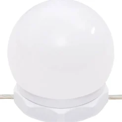 vidaXL Spiegelkast met LED-verlichting 90x31,5x62 cm wit