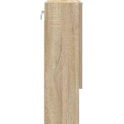 vidaXL Spiegelkast Sonoma Eiken 59 x 17 x 55 cm Bewerkt hout