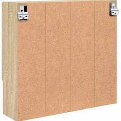 vidaXL Spiegelkast Sonoma Eiken 59 x 17 x 55 cm Bewerkt hout
