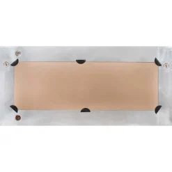 vidaXL Spiegel luchtvaartstijl 110x50 cm metaal