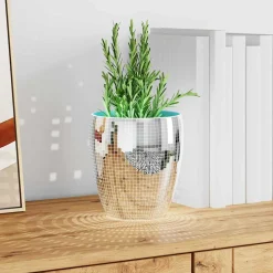 vidaXL Spiegelmozaïek Tegel Geometrisch 3 st zilver 30 x 30 cm Glas