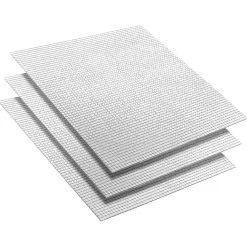 vidaXL Spiegelmozaïek Tegel Geometrisch 3 st zilver 30 x 30 cm Glas