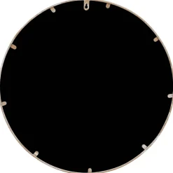 vidaXL Spiegel rond 40x3 cm ijzer zandkleurig