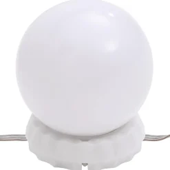 vidaXL Spiegelverlichting met 8 LED-lampen warmwit en koudwit