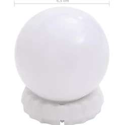 vidaXL Spiegelverlichting met 8 LED-lampen warmwit en koudwit