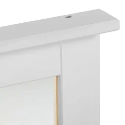 vidaXL Spiegel VIGO Antiek wit 55,5 x 5 x 70 cm Massief grenenhout