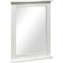 vidaXL Spiegel VIGO Antiek wit 55,5 x 5 x 70 cm Massief grenenhout