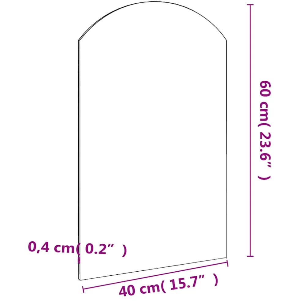 vidaXL Spiegel 60x40 cm glas