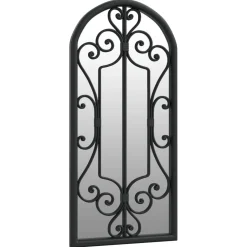 vidaXL Spiegel 100x45 cm ijzer zwart