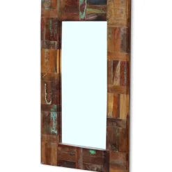 vidaXL Spiegel 80x50 cm massief gerecycled hout