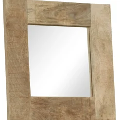 vidaXL Spiegel 50x50 cm massief mangohout