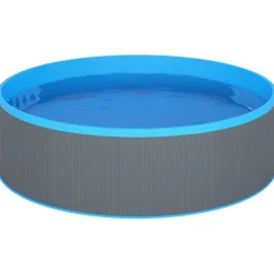 vidaXL Splasher pool met hangende skimmer en pomp 350x90 cm wit