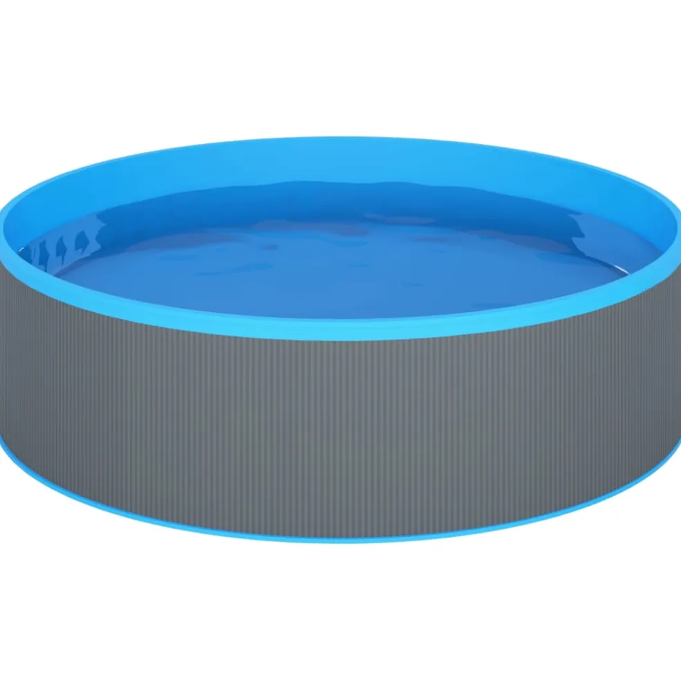 vidaXL Splasher pool 350x90 cm grijs