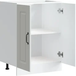 vidaXL Spoelbakonderkast Kalmar 60x46x81,5 cm bewerkt hout wit